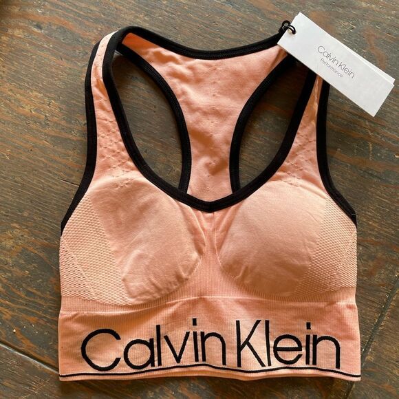 NWT Calvin Klein Performance Sports Bra Size XS - Picture 1 of 4